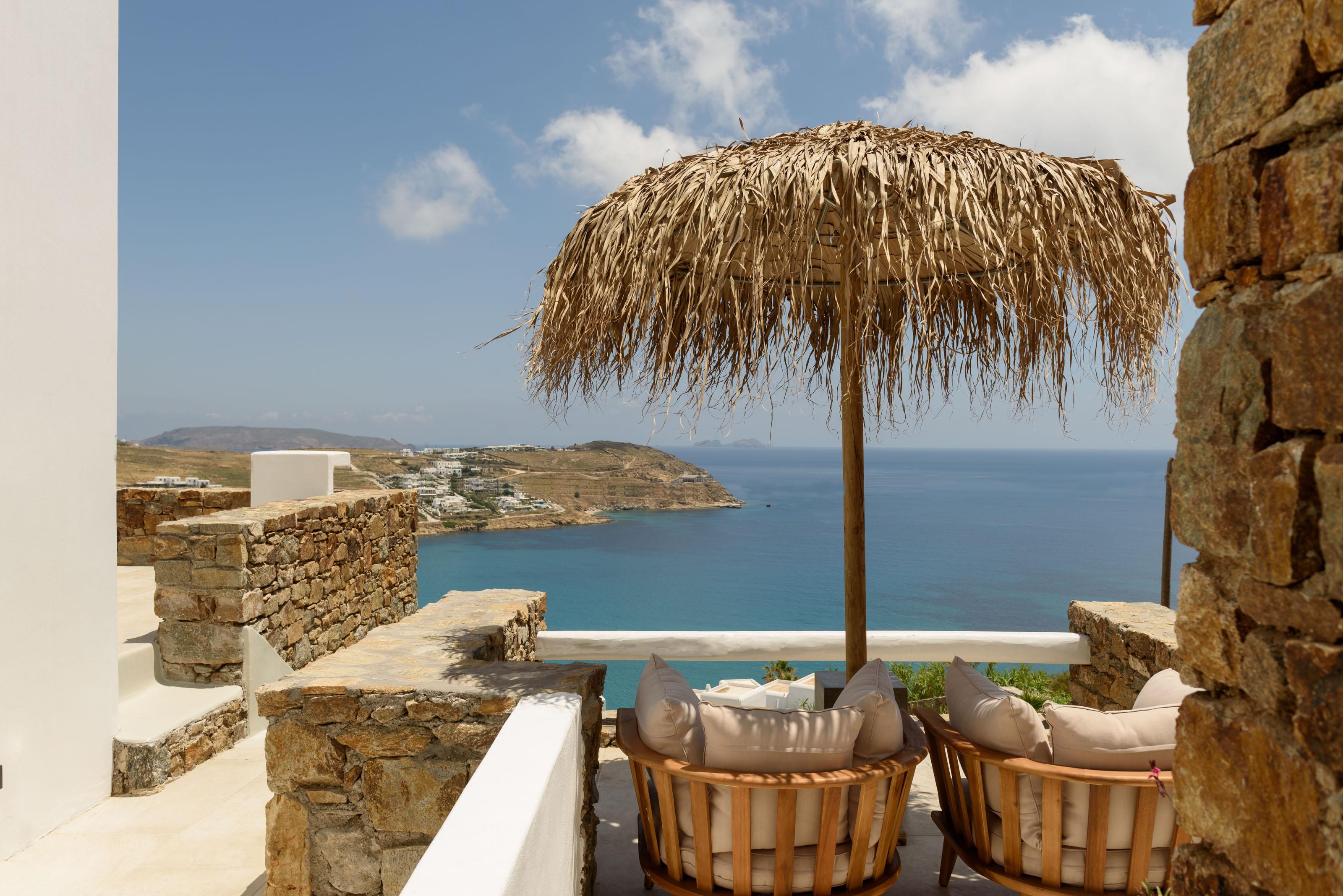 The Summit Of Mykonos Bed & Breakfast Кало Ливади Екстериор снимка