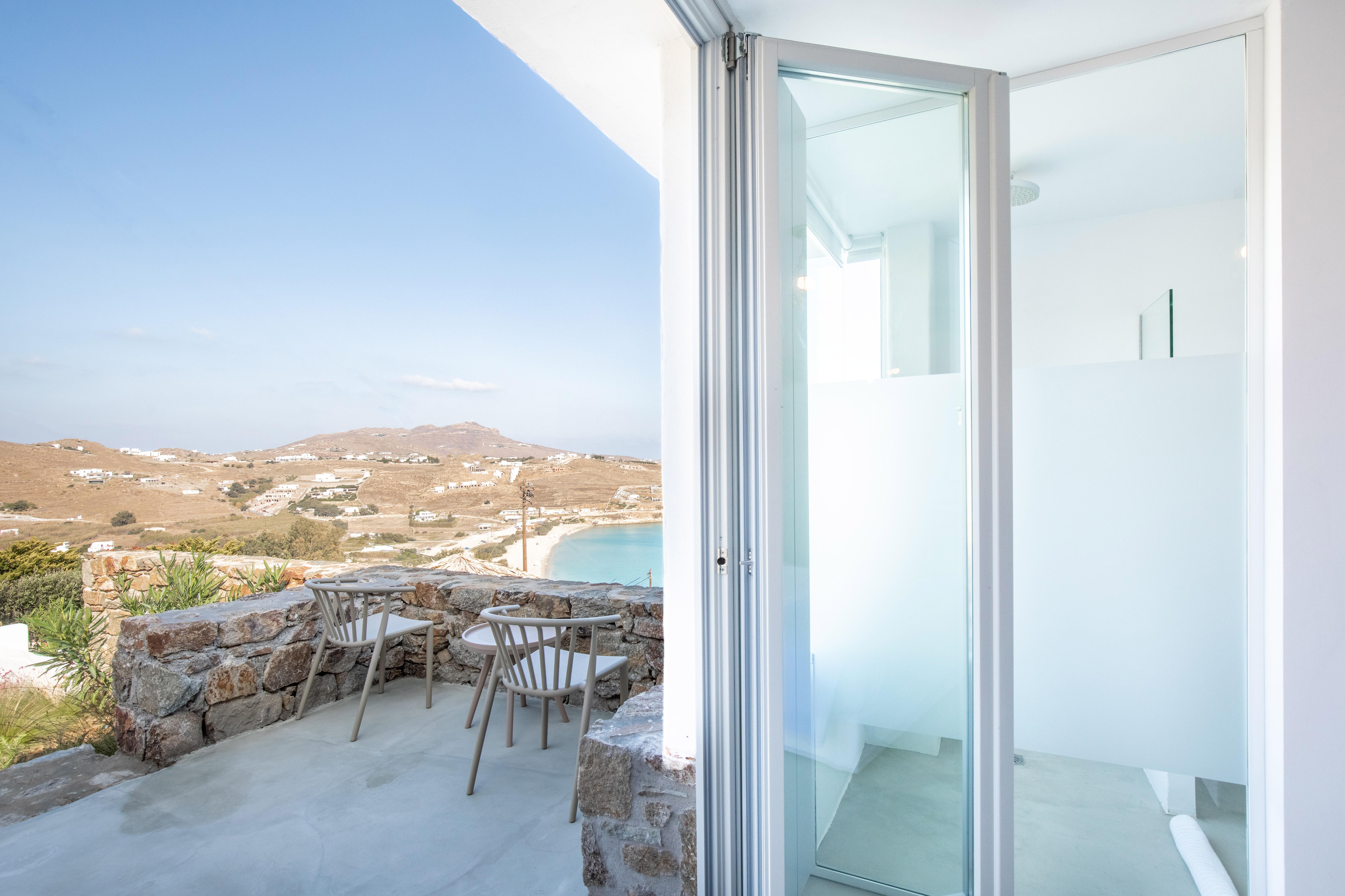 The Summit Of Mykonos Bed & Breakfast Кало Ливади Екстериор снимка