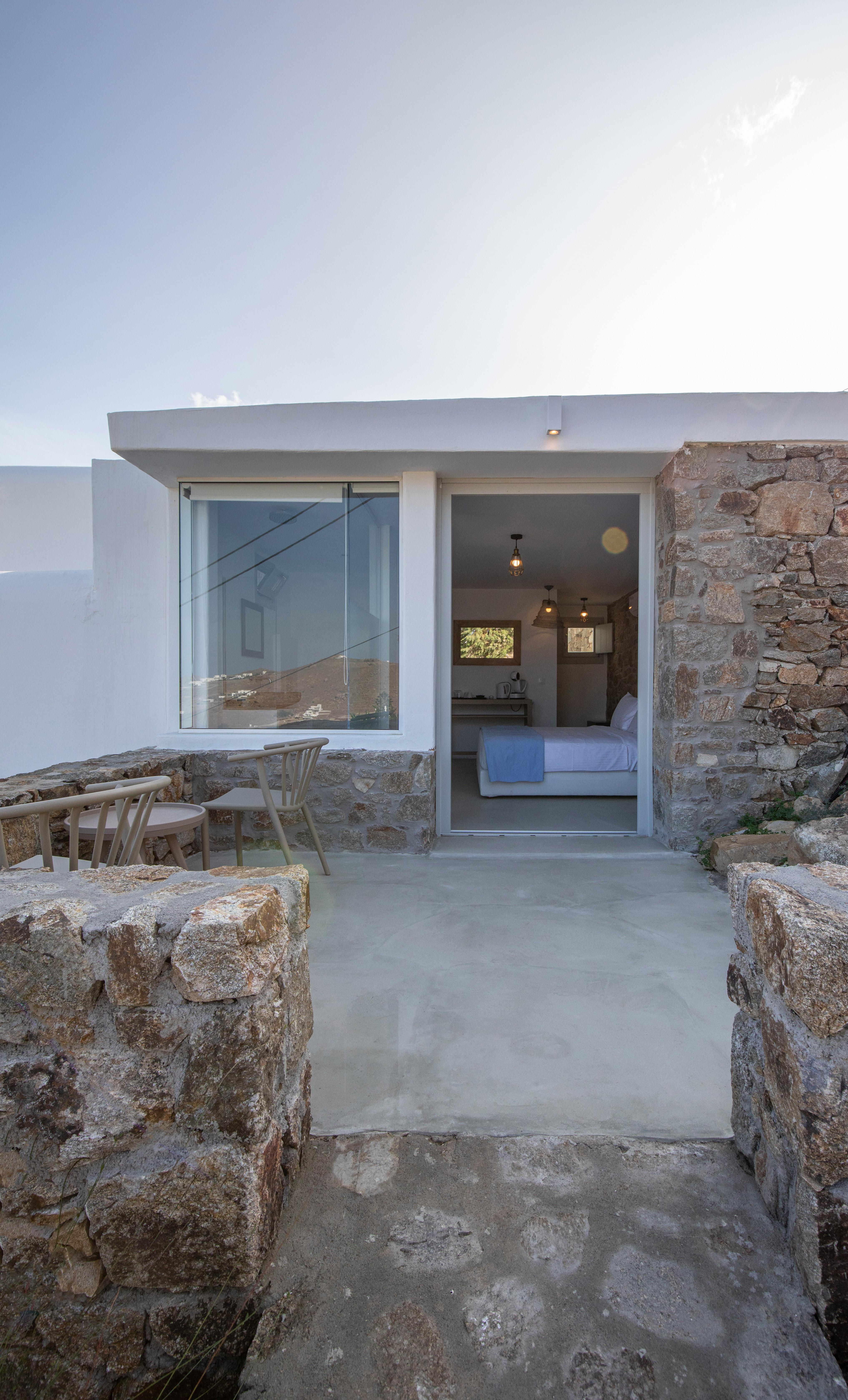 The Summit Of Mykonos Bed & Breakfast Кало Ливади Екстериор снимка