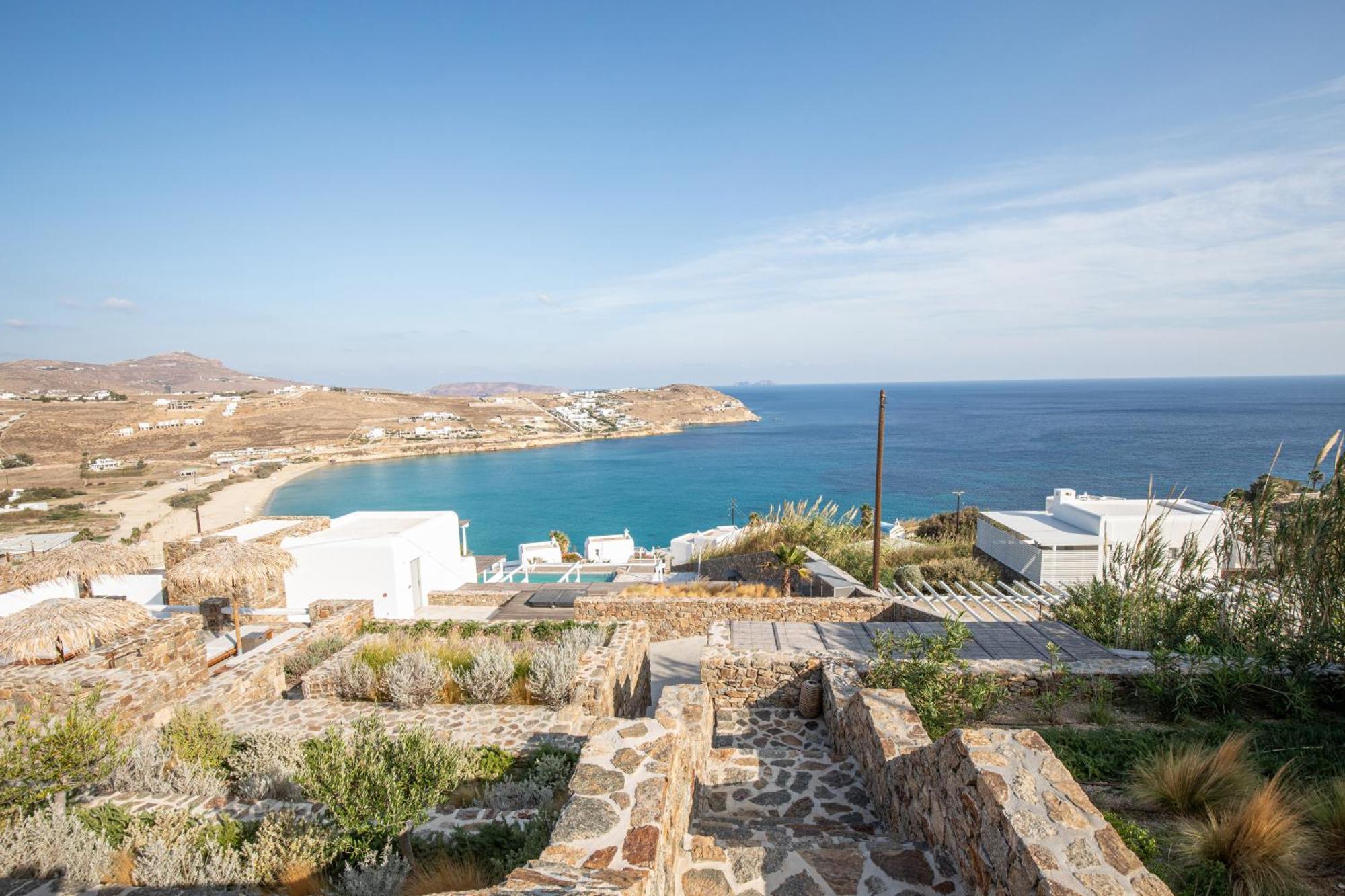 The Summit Of Mykonos Bed & Breakfast Кало Ливади Екстериор снимка