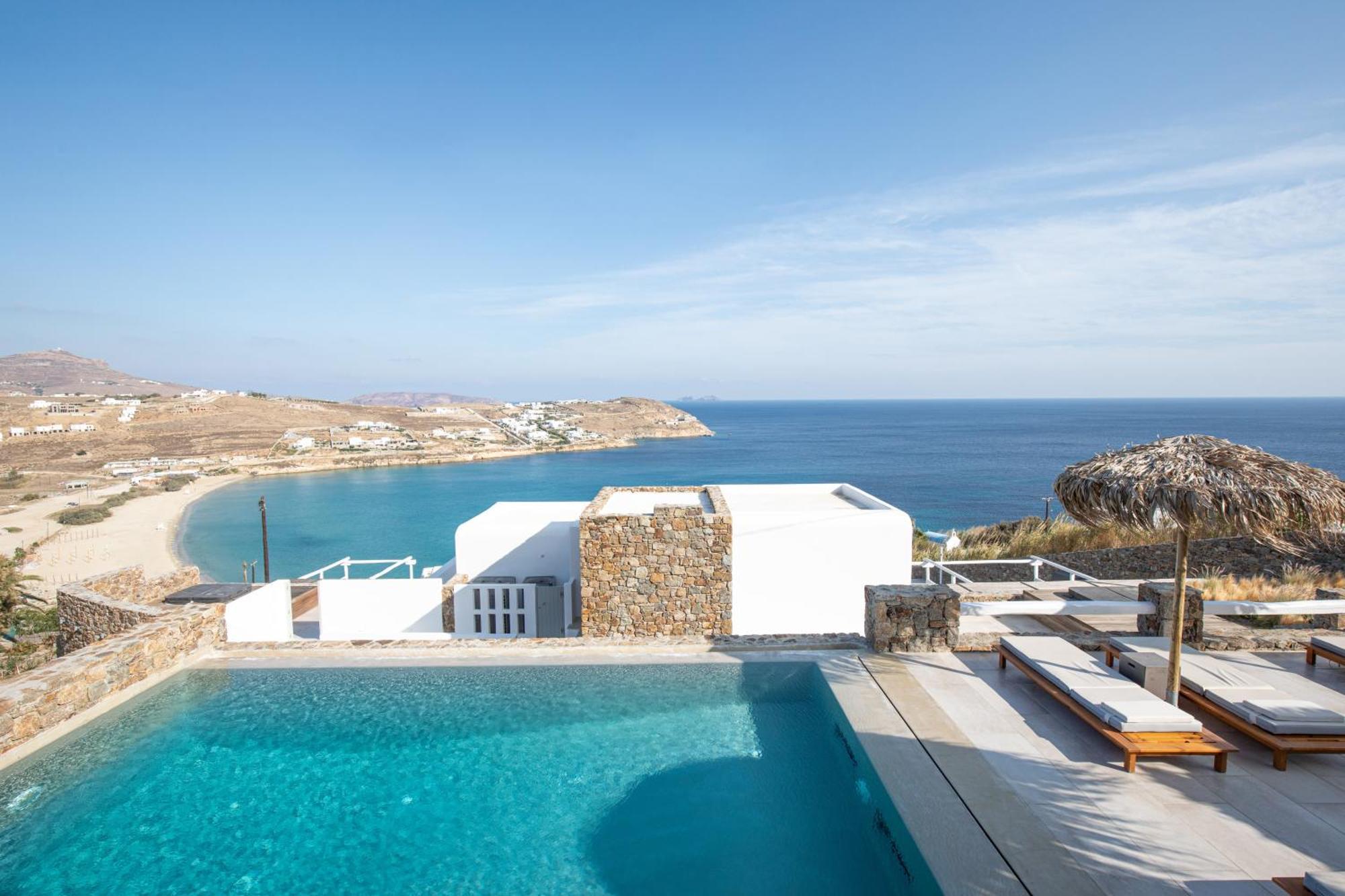 The Summit Of Mykonos Bed & Breakfast Кало Ливади Екстериор снимка