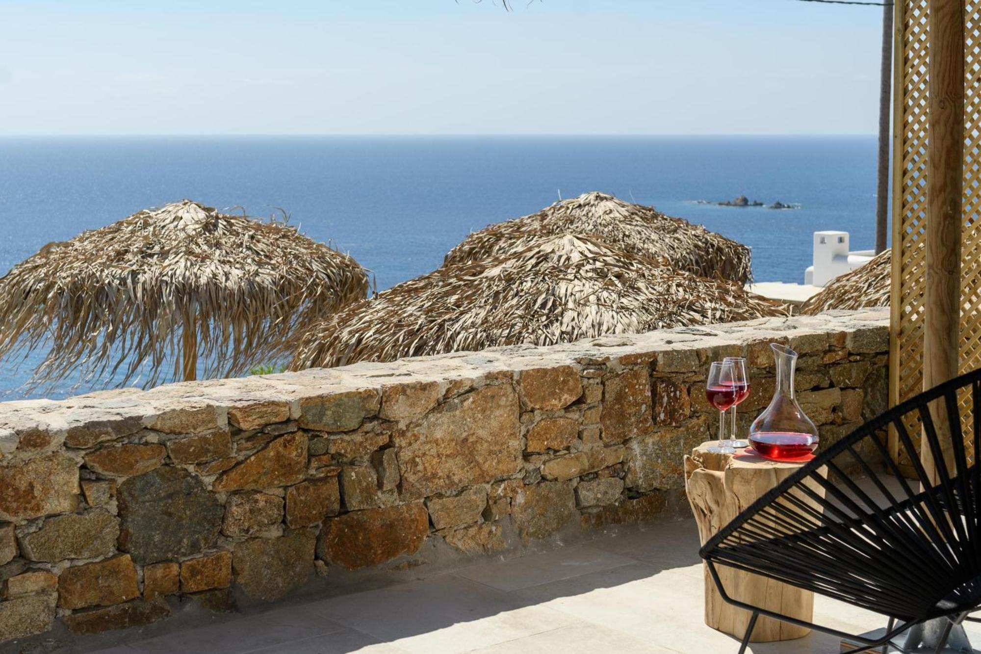 The Summit Of Mykonos Bed & Breakfast Кало Ливади Екстериор снимка