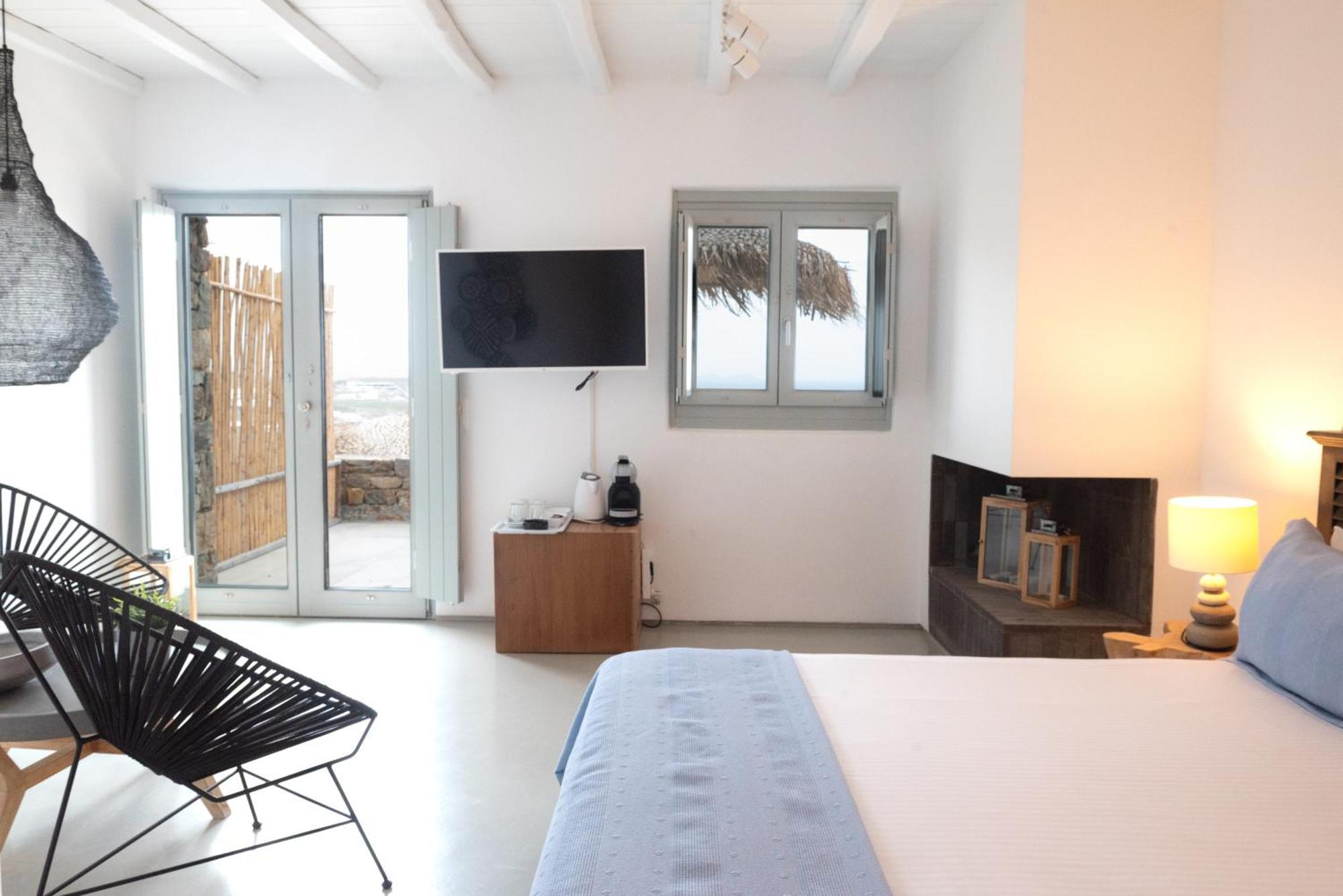 The Summit Of Mykonos Bed & Breakfast Кало Ливади Екстериор снимка
